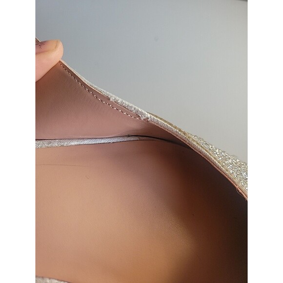 madden girl womens valentina silver rhinestone sling back mule size 9.5 - Picture 8 of 8